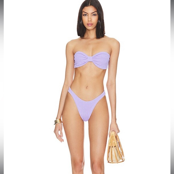 Hunza G Other - Brans new!! Hunza G Jean bikini set in lilac. One size